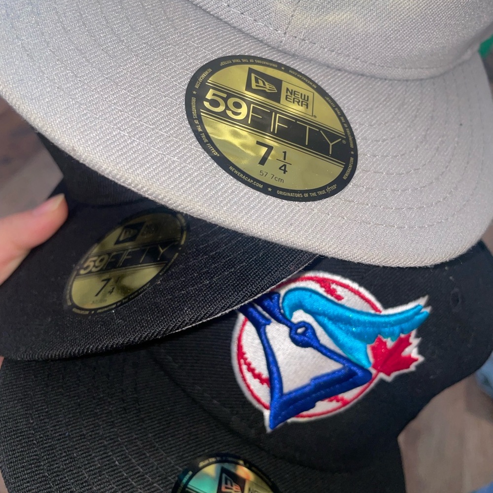 New Era Gray and Black 59FIFTY Cap
